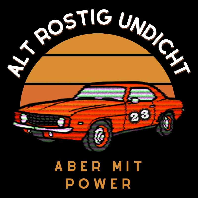 Alt Rostig Undicht Oldtimer Sportwagen Auto Tuning