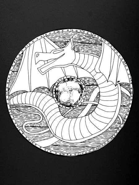 bouclier dragon