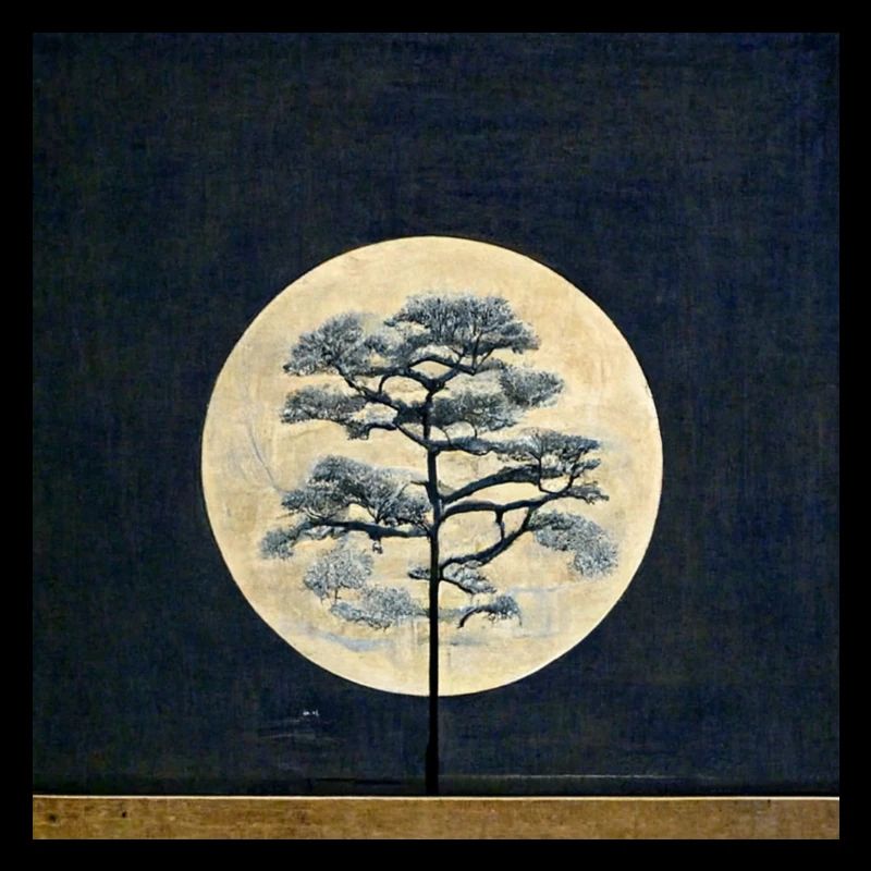 A tree in the moonlight