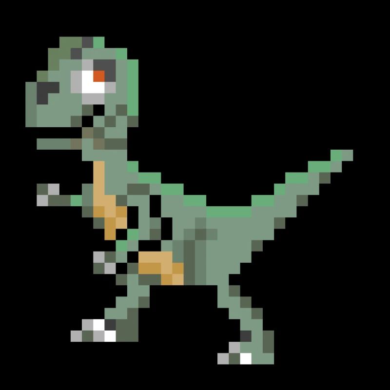 Dinosaure Pixel
