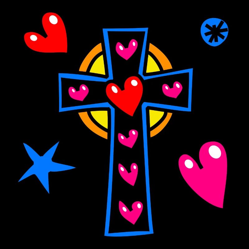 Doodle Cross Symbol