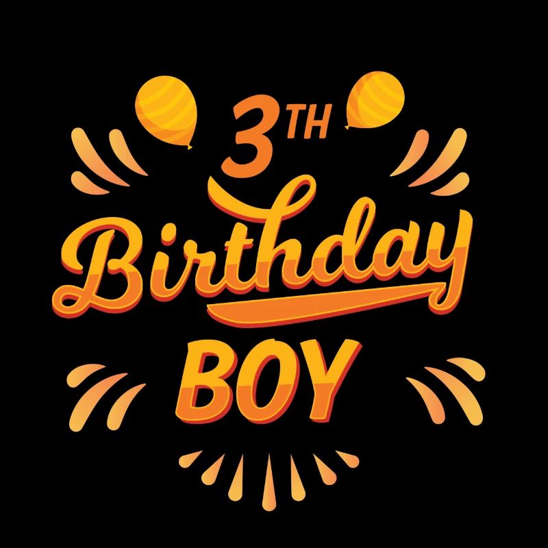 Birthday boy 3th