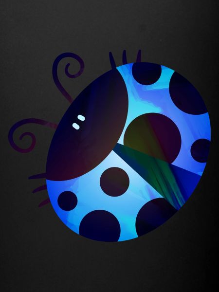 Blue Spotted Ladybug