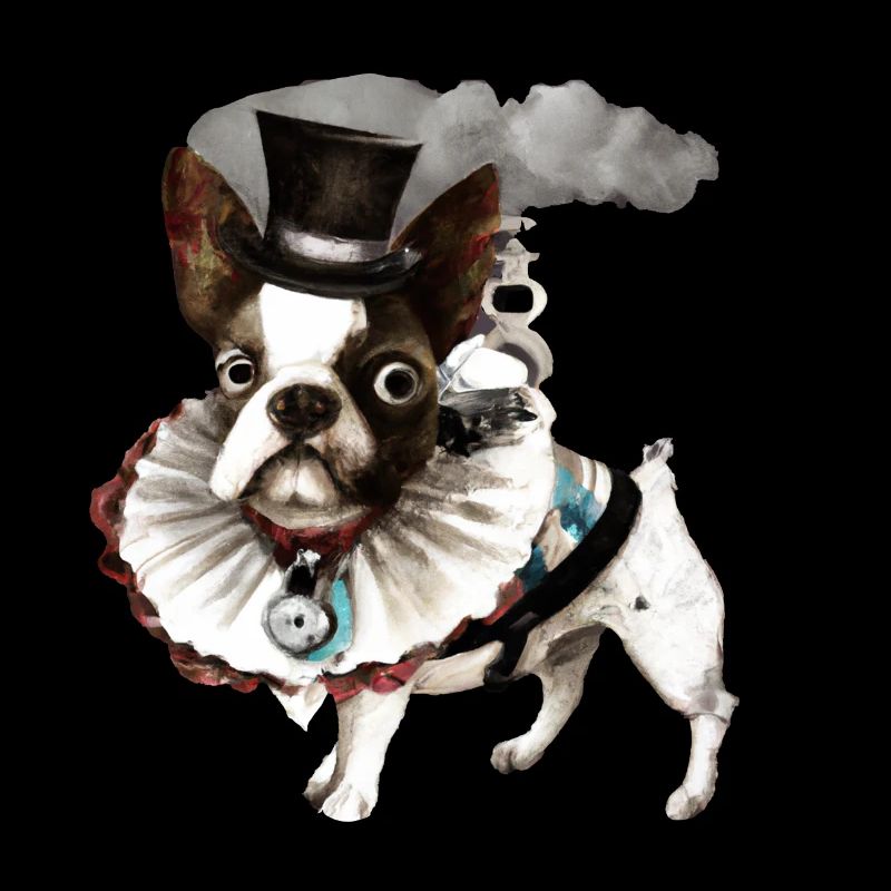 steampunk bulldog