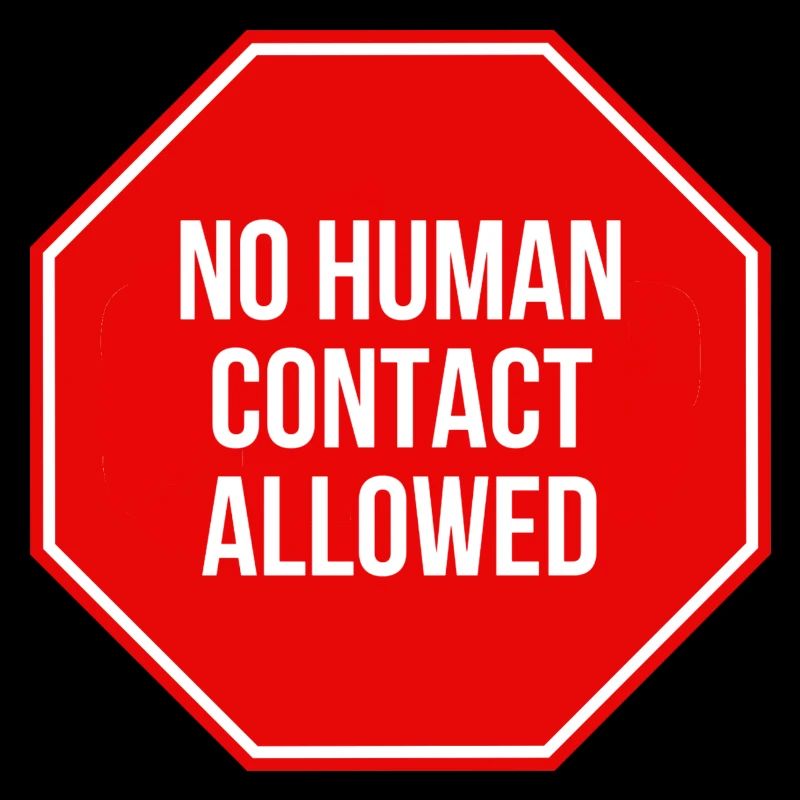 no human contact