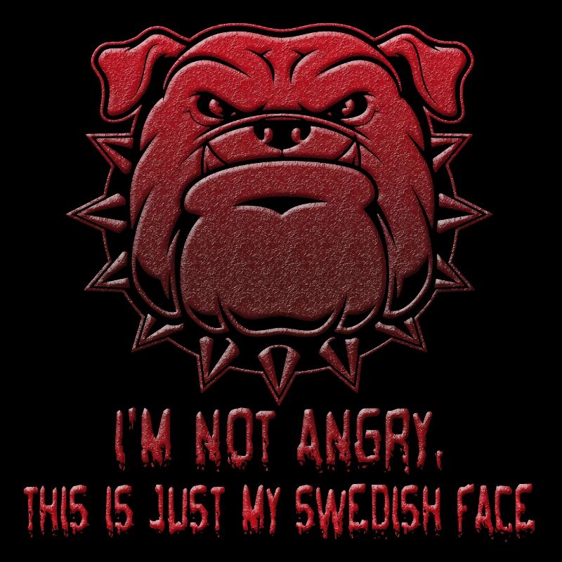 Angry face ansikte arg svenska swedish hund