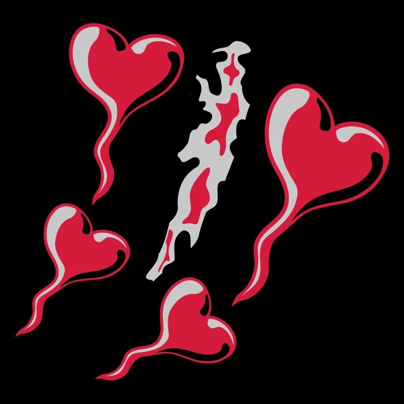 Cœurs Koi Fish Nishikigoi