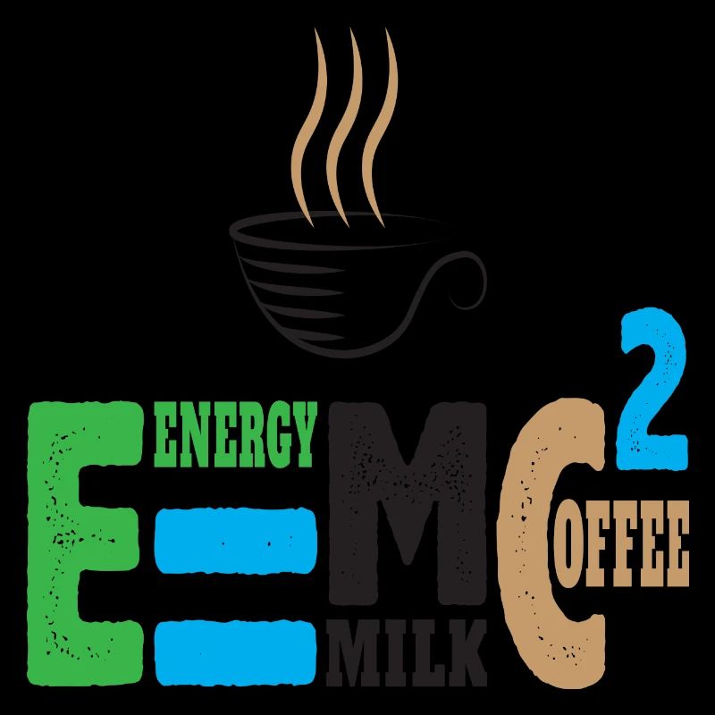 E = MC² Energy Milk Coffee