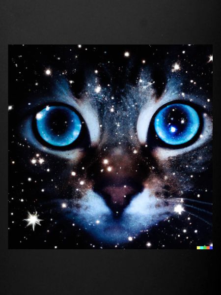 chat aux grands yeux