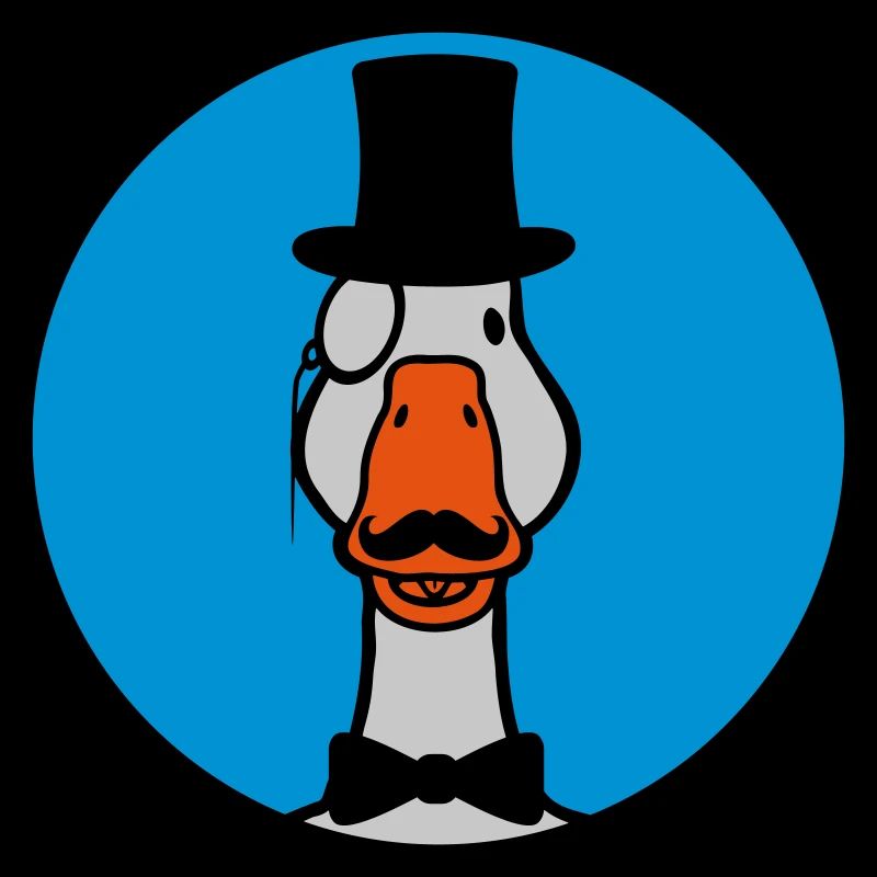 Comic Goose Sir Monokel