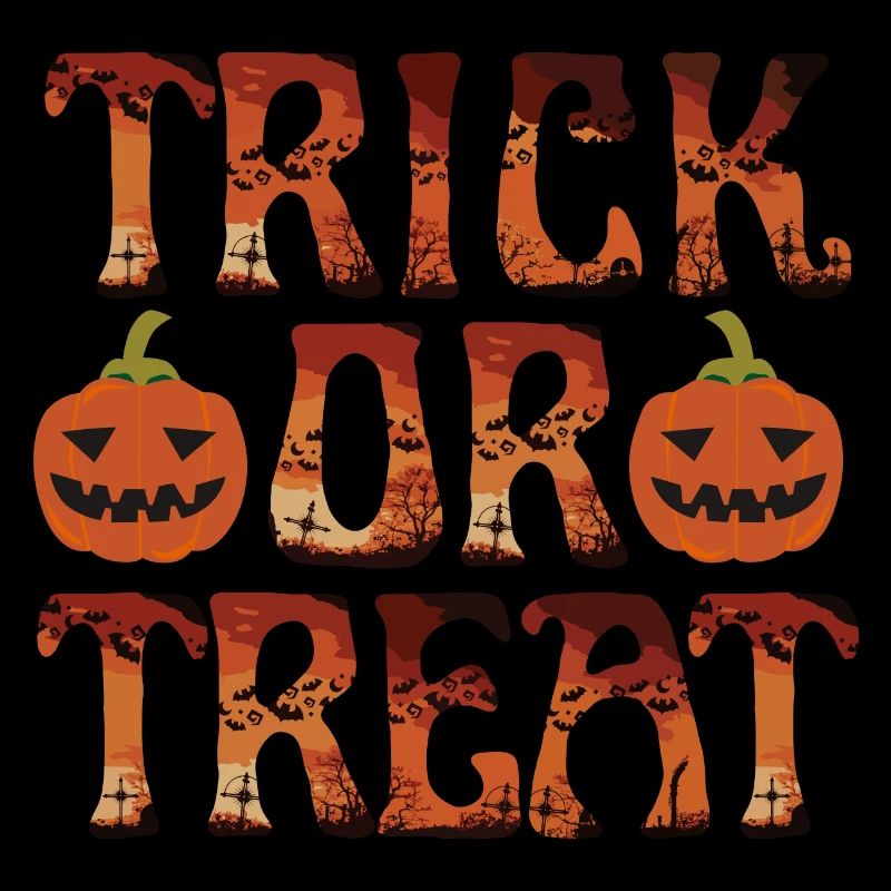 süßes oder Saures Halloween Design