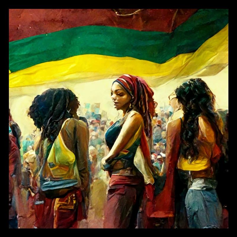 femmes à un conert reggae