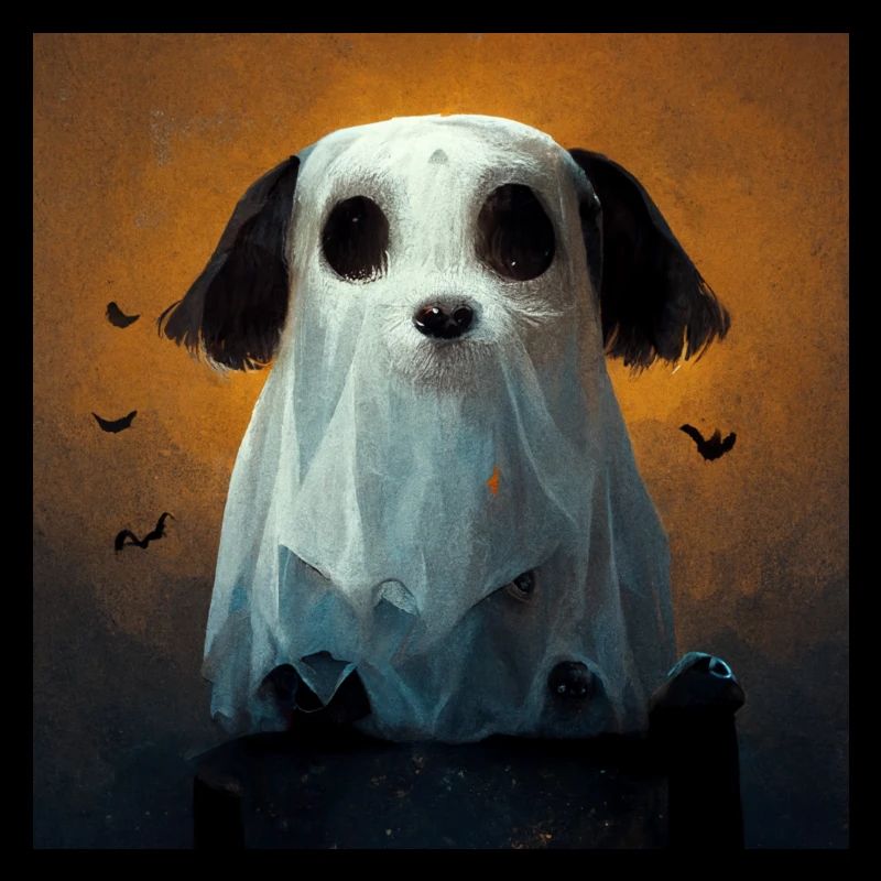 Halloween Dog Ghost