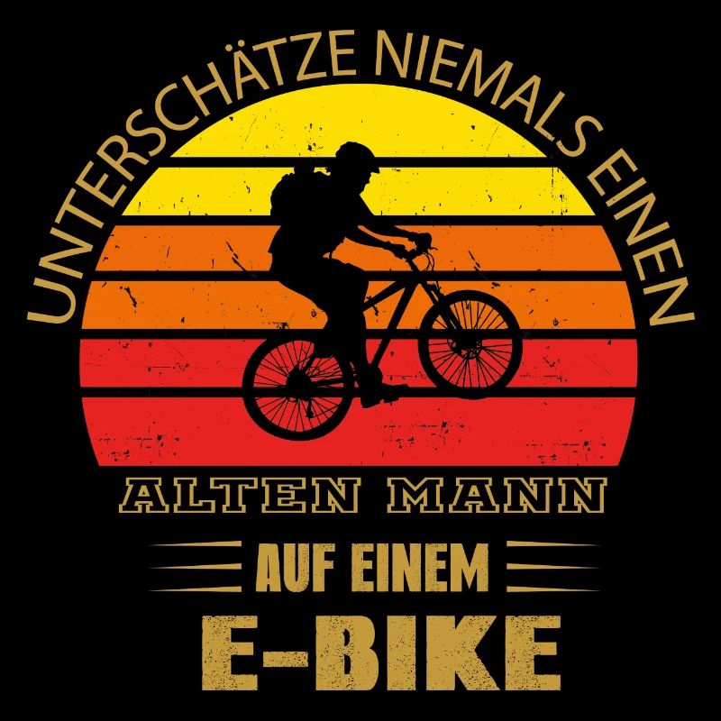 Unterschätze niemals einen alten Mann mit E Bike