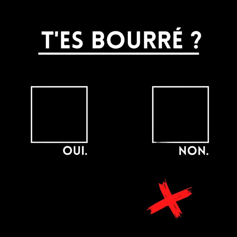 t'es bourré ?