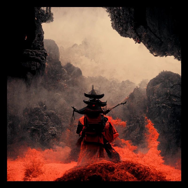 Combat de samouraïs japonais