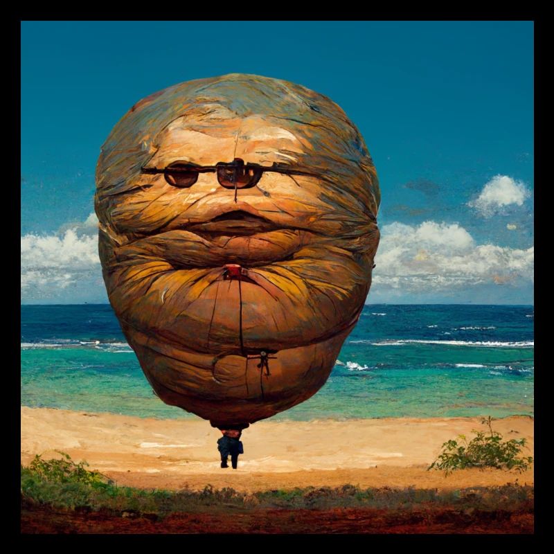 scott morrison as a balloon in hawaii