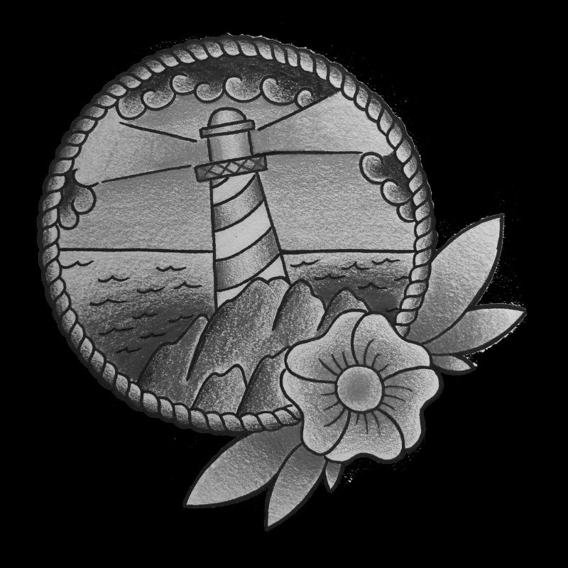 Traditional Tattoo Lighthouse