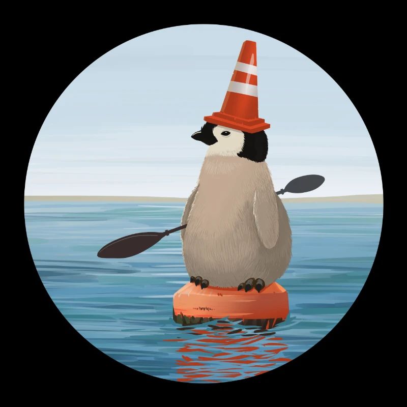 Penguin fonctionne comme une bouée