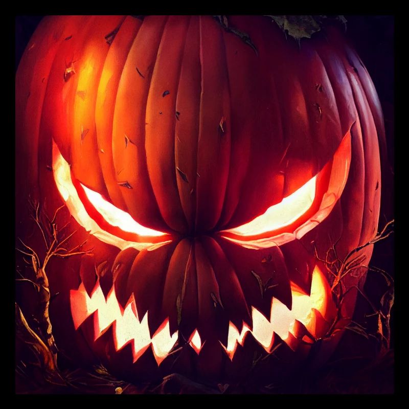 Halloween Creepy Skull