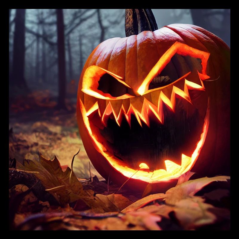 Crâne effrayant d’Halloween