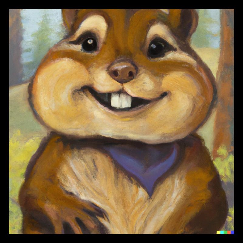 Happy Chipmunk