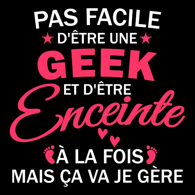 geek et enceinte