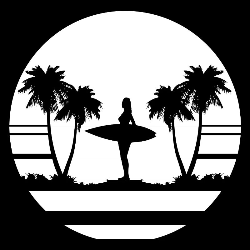 Surf Surfboard Surfer Idée Cadeau