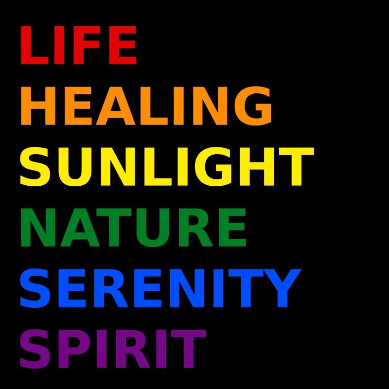 LGBT Gay Pride Regenbogen Farben Slogan Bunt