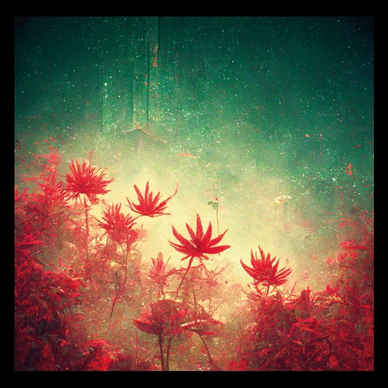 Flowers Plants Sky Geometry Universe Emboss