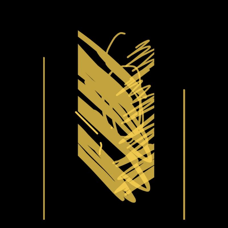 Abstract Art in Gold