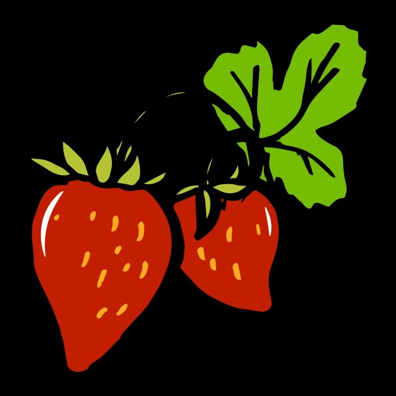 Erdbeeren Früchte Lustige Geschenkidee Obstanbau