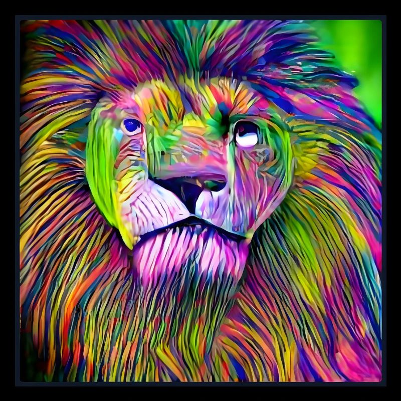 MULTI-COLOUR LION