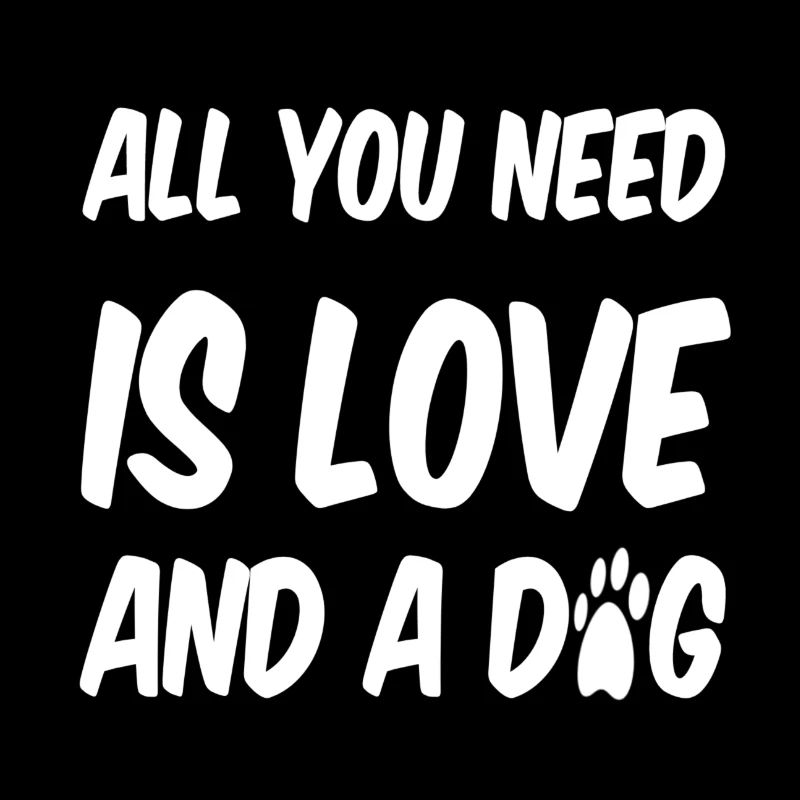L’amour et un chien - Blanc
