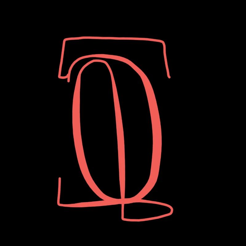 Buchstabe S in abstrakter Form