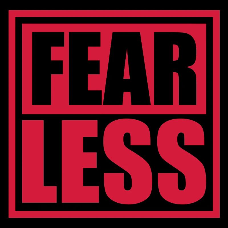 fearless Text Quote Design