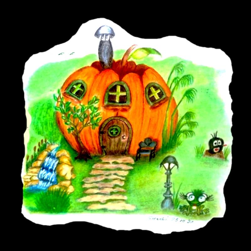 Maison de citrouille de conte de fées