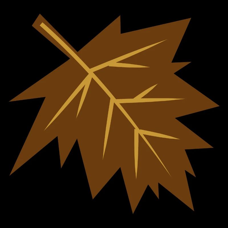 Brown Fall Leaf