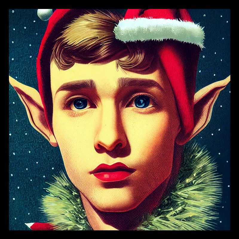 Le timide lutin de Noël