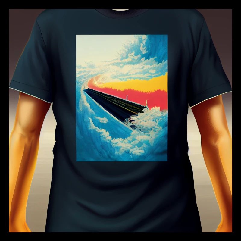 Jemand trägt ein Designer-Hemd