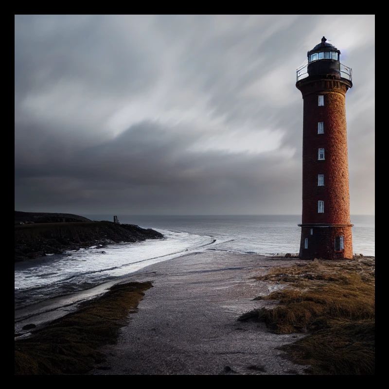 Tempête au phare