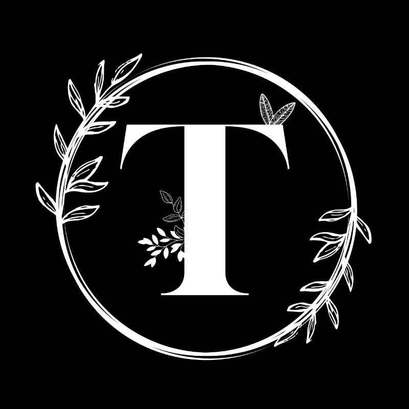 Blumenbuchstabe T