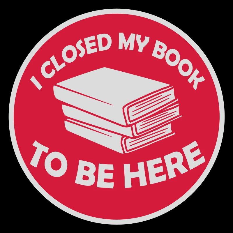 I closed my book