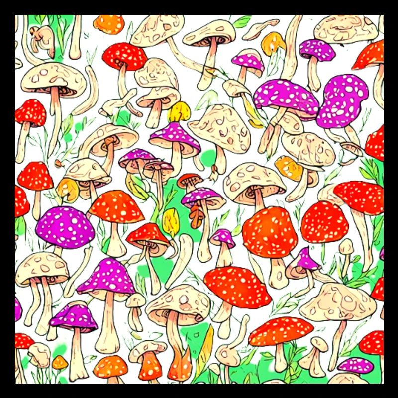 Impression de champignons