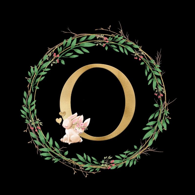 Personalisierbar Monogramm O