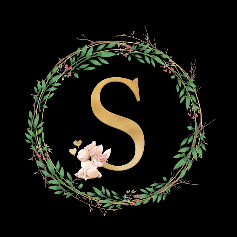 Personalisierbar Monogramm S