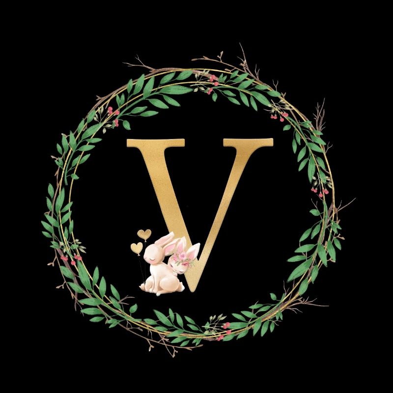 Customizable Monogram V