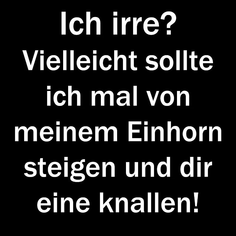 ich irre?