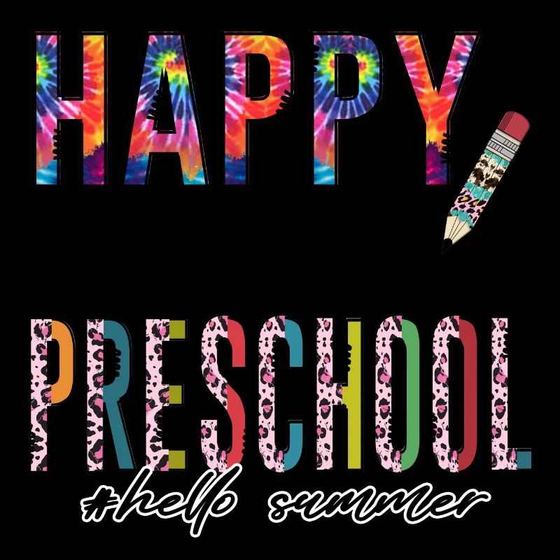 Frohen letzten Tag der Vorschule