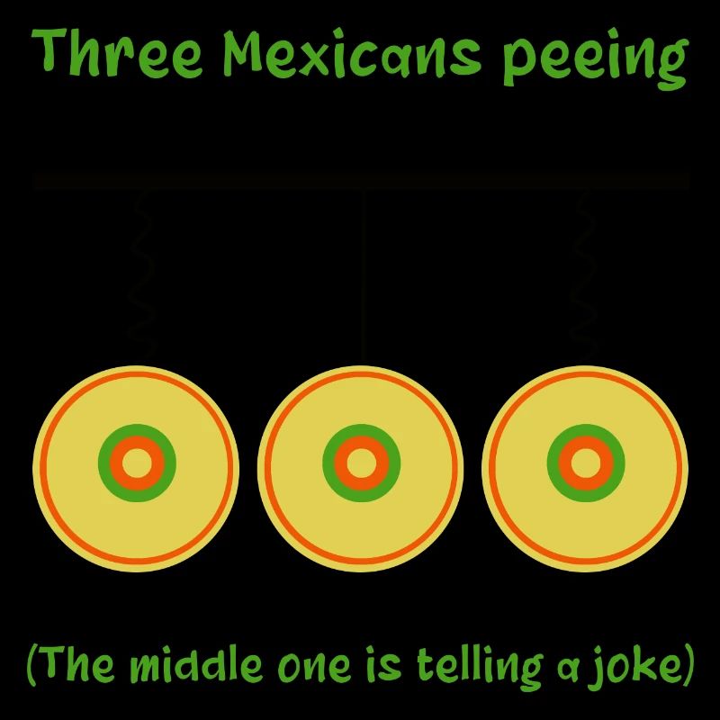Three Mexicans peeing